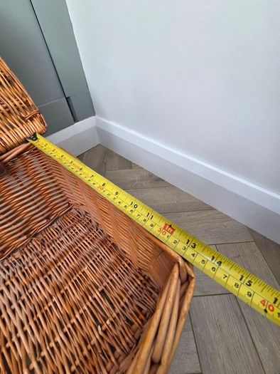 Large Wicker Picnic Basket / Storage Hamper