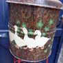 Hand Decorated Galvanised Bucket Image 4