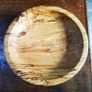 Large Spalted Beech footed Bowl. Hand turned. Image 4