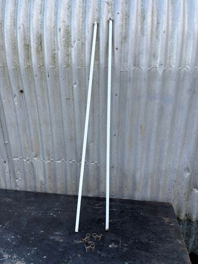 vintage cloths rail came from campervan