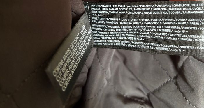 Mango Black Leather Jacket