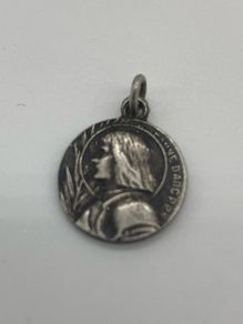 Rare Antique French Joan of Arc Silver Medal