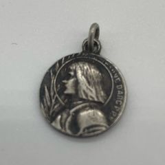 Rare Antique French Joan of Arc Silver Medal