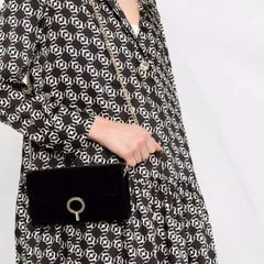 Sandro Drop Waist Flared Dress
