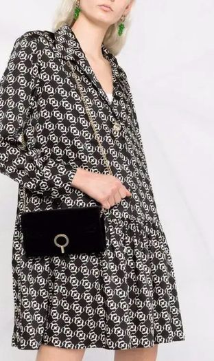 Sandro Drop Waist Flared Dress