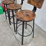 Industrial Style Bar Stools Image 2