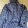 Girls Navy Heart Padded Coat Image 6