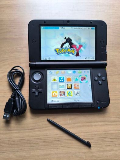 Nintendo 3DS XL with Pokemon Y