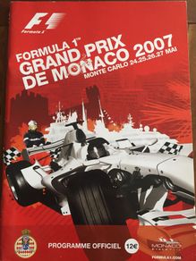 2007 F1 Monaco GP Race Programme