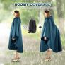 Brand New Unisex Rain Poncho Lightweight Breathable Multi-use Rain Cape Image 5