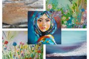 Original paintings-art studio clearance