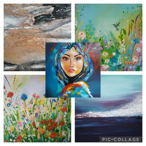 Original paintings-art studio clearance