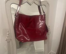 Brand New Burgundy Shopper