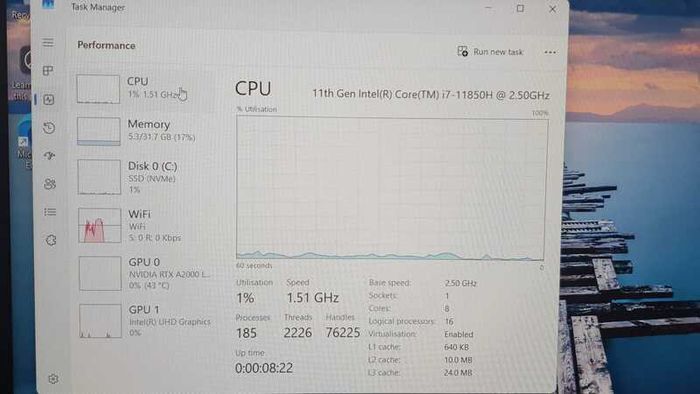 Hp Zbook Fury G8 | Intel Core I7-11860h | 32gb Ram | 1tb Ssd | Nvidia Rtx A2000 4gb