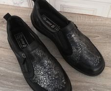 DB Manx easy b ladies stylish slip on shoes print design UK 7.. eur 40