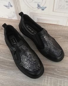 DB Manx easy b ladies stylish slip on shoes print design UK 7.. eur 40