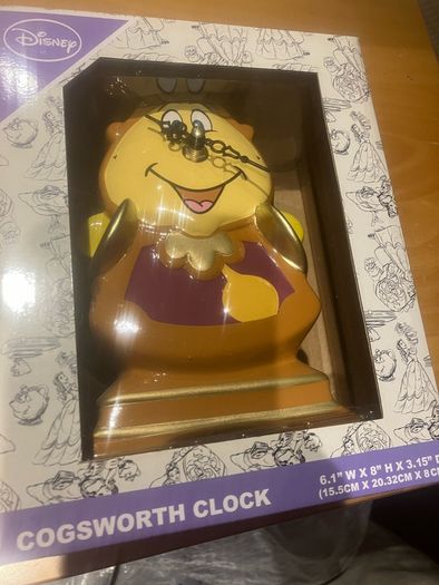 Disney cogsworth Clock