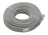 main image for ad 20m New Gray Ethernet RJ45 UTP Network Internet Lan Patch Cord Cable Male to Male