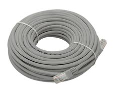 30m New Gray Ethernet RJ45 UTP Network Internet Lan Patch Cord Cable Male to Male