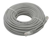 15m New Gray Ethernet RJ45 UTP Network Internet Lan Patch Cord Cable Male to Male