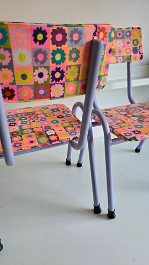 Upcycled Vintage School Chairs