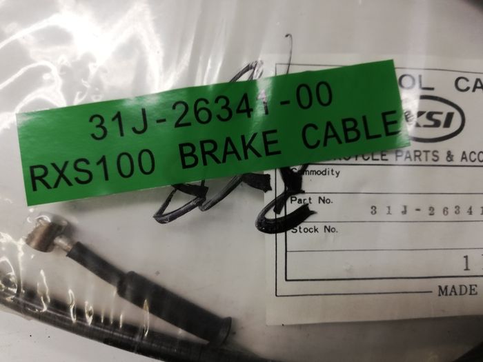 Yamaha RXS100 Brake Cable