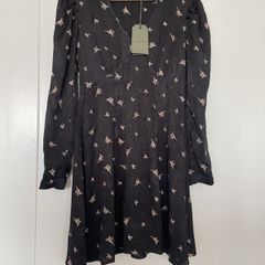 New All Saints Rosa Bamboo Dress size 8