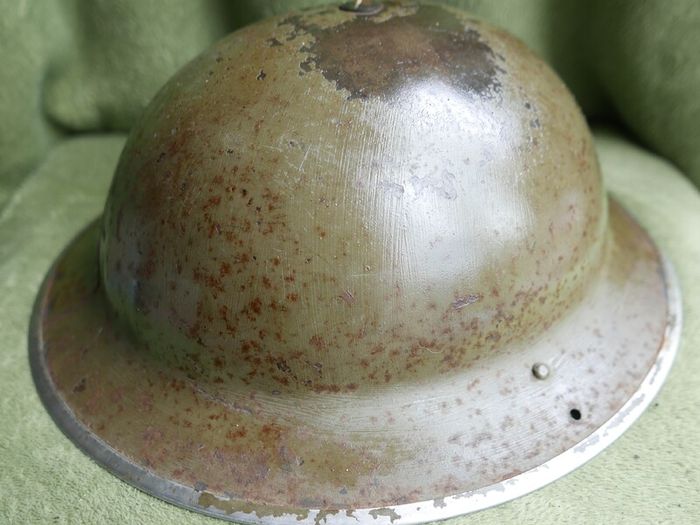 Original 1938 Dated British Army MKII Steel Helmet by 'J.S.S.'