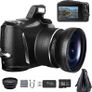 Camera 4K Ultra HD 48MP Camera Vlogging Camera with Wide Angle Lens Digital Zoom 16 x, 3.0 Inch Screen Compact (FREE SHIPPING) Image 2