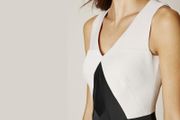 Karen Millen Black Tri-tone Pencil dress size 10