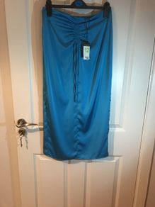 Bnwt Midi Satin Skirt