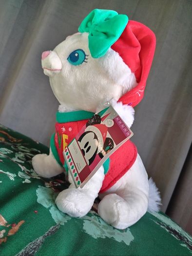 Shop Disney Marie Aristocats Christmas Festive Holiday Soft Toy Plush