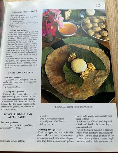 English edition of "Crepes and Galettes" by Clementine Perrin-Chattard