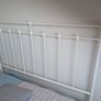 King Size Brass & Cast Enamelled Bed Image 4