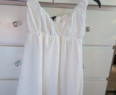 Boohoo square neck smock dress
