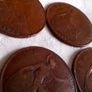 4 x 1920 Copper Pennies. Image 4