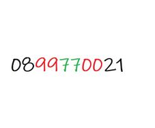 New VIP Gold Lucky Memorable Number Sim Card