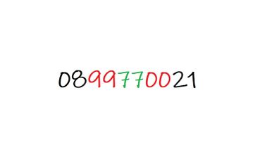 New VIP Gold Lucky Memorable Number Sim Card