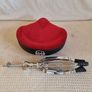 Mapex MXT865SER Drum Throne Saddle Red Cloth Image 7