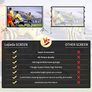 SALE Projector Screen with Stand, 120 inch 16:9 for Home Theater, Outdoor Indoor Party, Backyard Cinema Image 4