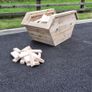 Kids Wooden Play Skip with Building Blocks Image 4