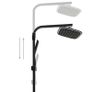 Dual Head Shower Set with Mixer and Hose Black Image 4