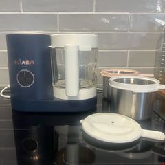 Beaba Babycook Neo dark blue colour, including rice/pasta cooker