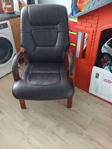 Leather armchair