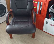 Leather armchair