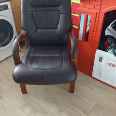 Leather armchair