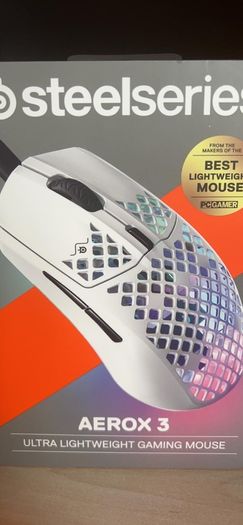SteelSeries Aerox 3 Wireless gaming mouse - white