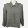 Windsmoor Black & White Mini Check Slik Wool Cotton  Zip Blazer Uk 20 Including Postage Image 5