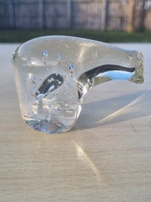 Crystal Clear Glass POLAR BEAR Figurine