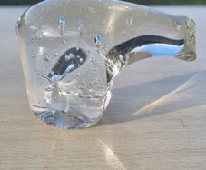 Crystal Clear Glass POLAR BEAR Figurine